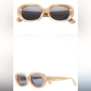 Crap Eyewear Bikini Vision Sunglasses Unisex Bone White